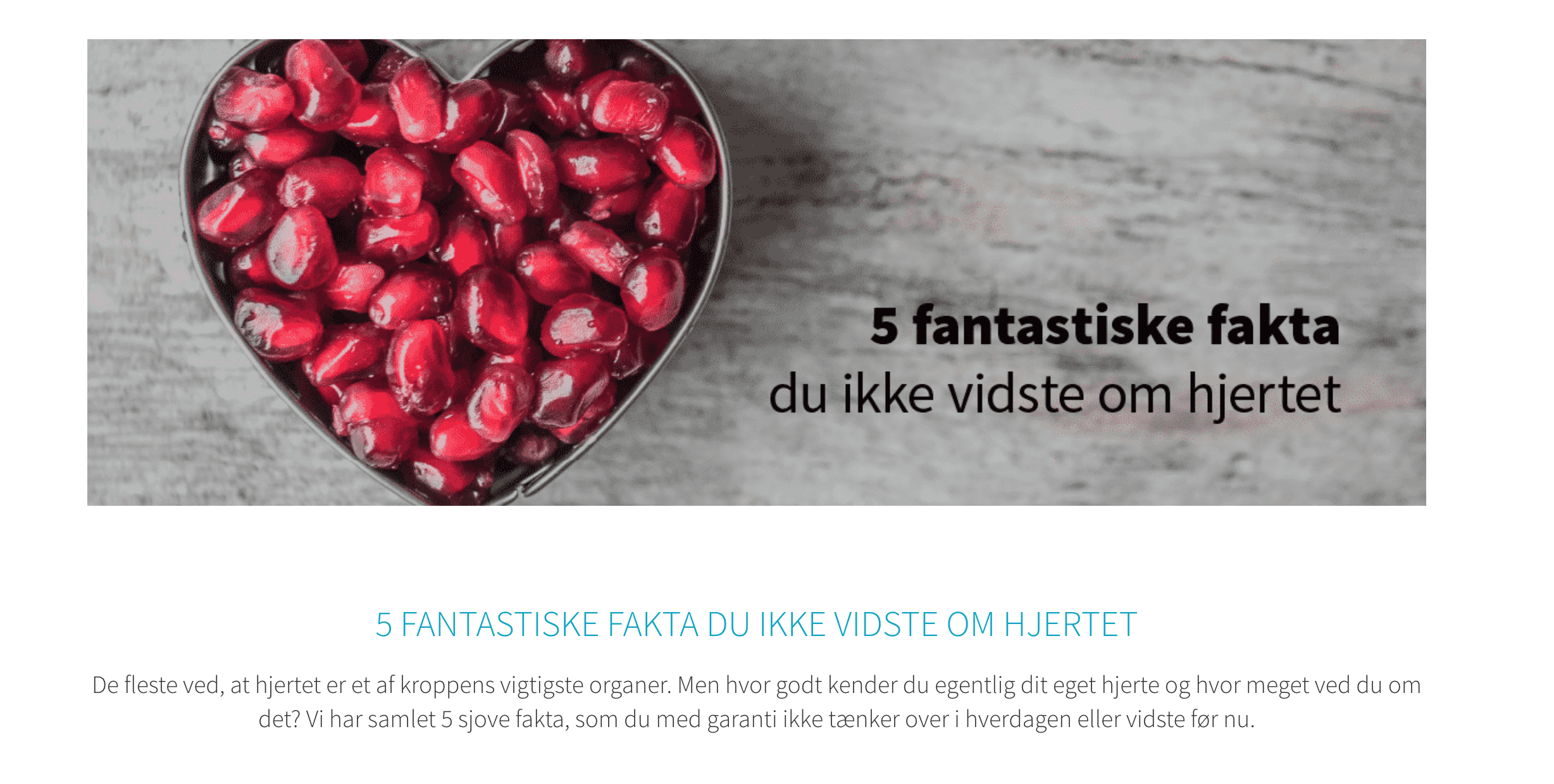   5 Fantastiske Fakta Du Ikke Vidste Om Hjertet  