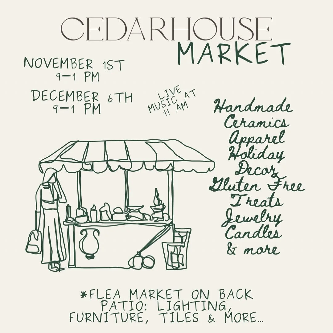 ✨ Mark your calendars &mdash; market day is almost here! 🛍️☕️
 We&rsquo;re bringing together the raddest vendors with handmade ceramics, cozy candles, unique home d&eacute;cor, skincare, apparel + a flea market out back. Add live music, good coffee 