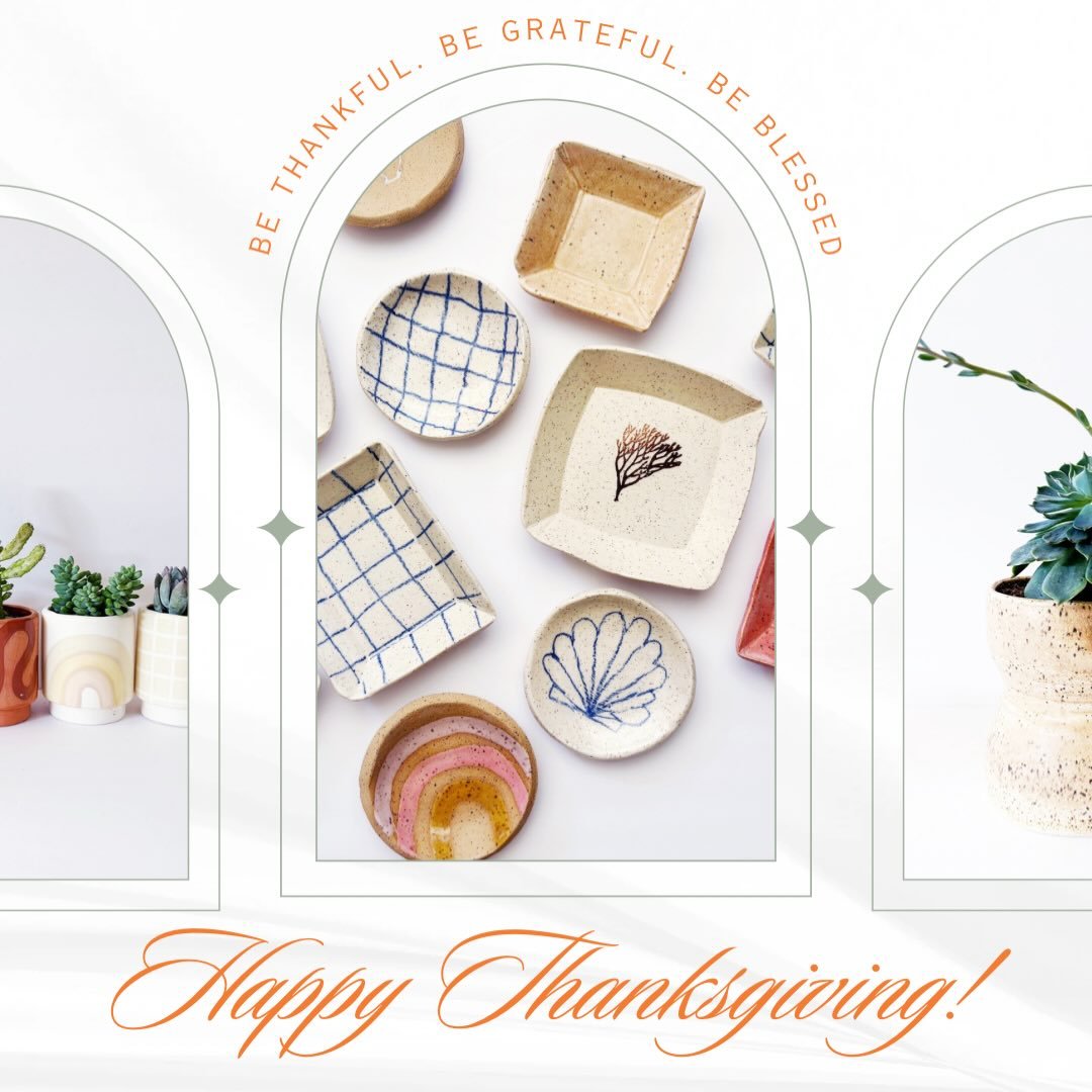 Feeling extra grateful today for every single one of you who follows along on my ceramic journey. Your likes, comments, messages, and purchases mean more than I can ever say, and this season especially reminds me how lucky I am to create and share wi