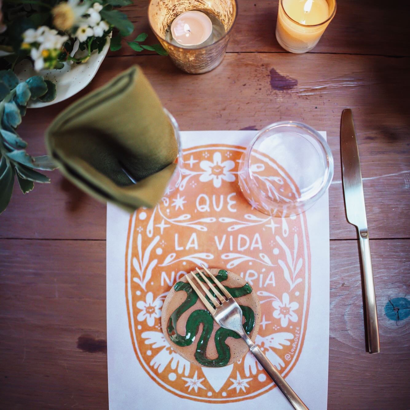 Forever obsessed with seeing my ceramics out in the wild at @letsgoonalark pop up dinners. Every gathering is its own little world&mdash;beautiful spaces, extraordinary food, and endlessly talented chefs creating unforgettable experiences. Grateful m