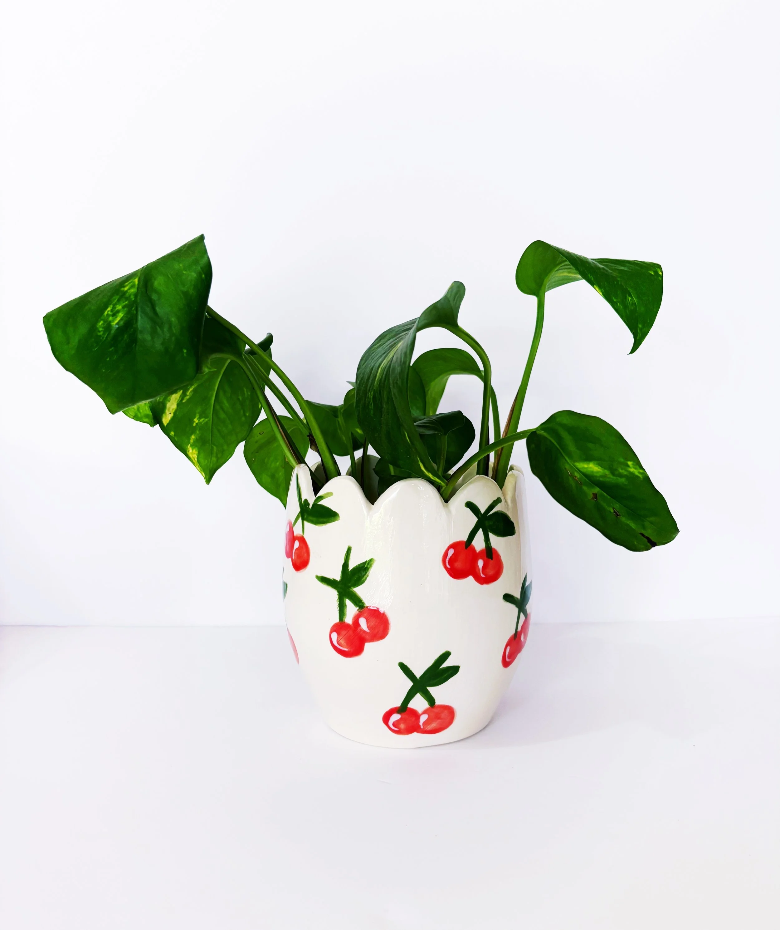 MADE TO ORDER: Cheery Cherry Planter