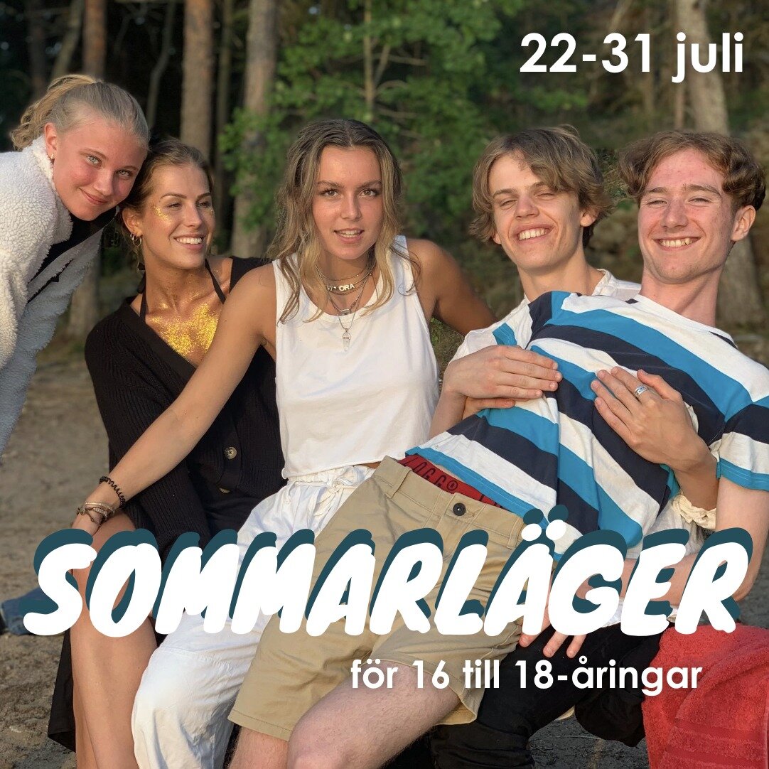 22-31 juli arrangerar vi l&auml;ger f&ouml;r ungdomar som &auml;r i gymnasie&aring;ldern (16-18 &aring;r). L&auml;gret &auml;r 10 dagar och f&ouml;ljer samma metodik som yngrel&auml;gren. En h&auml;rlig chans att &aring;ka p&aring; ett spontant l&aum