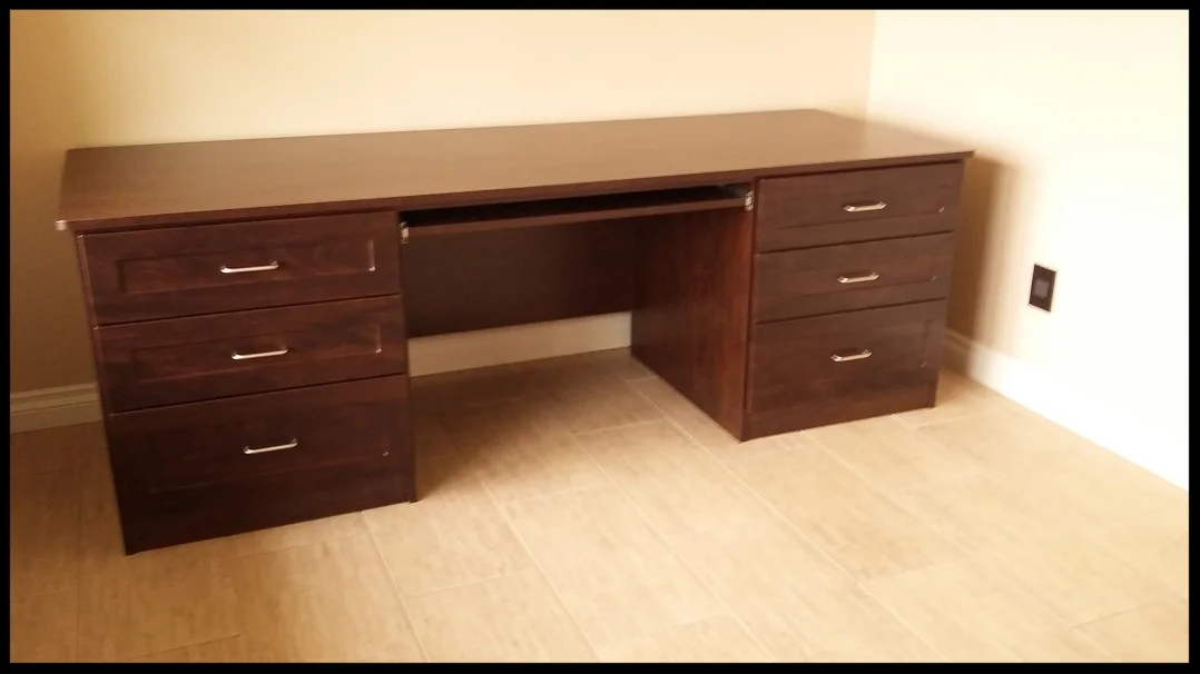 Dark Wood Desk