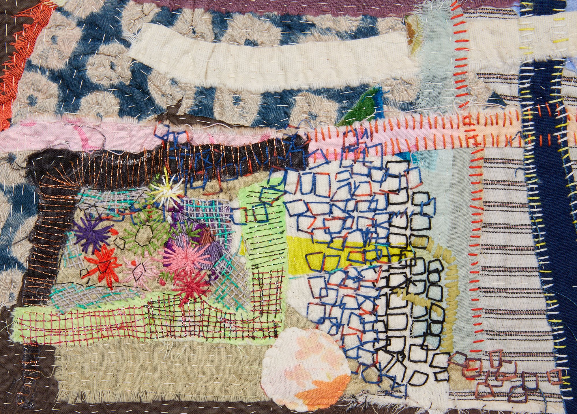 Collage and Stitching