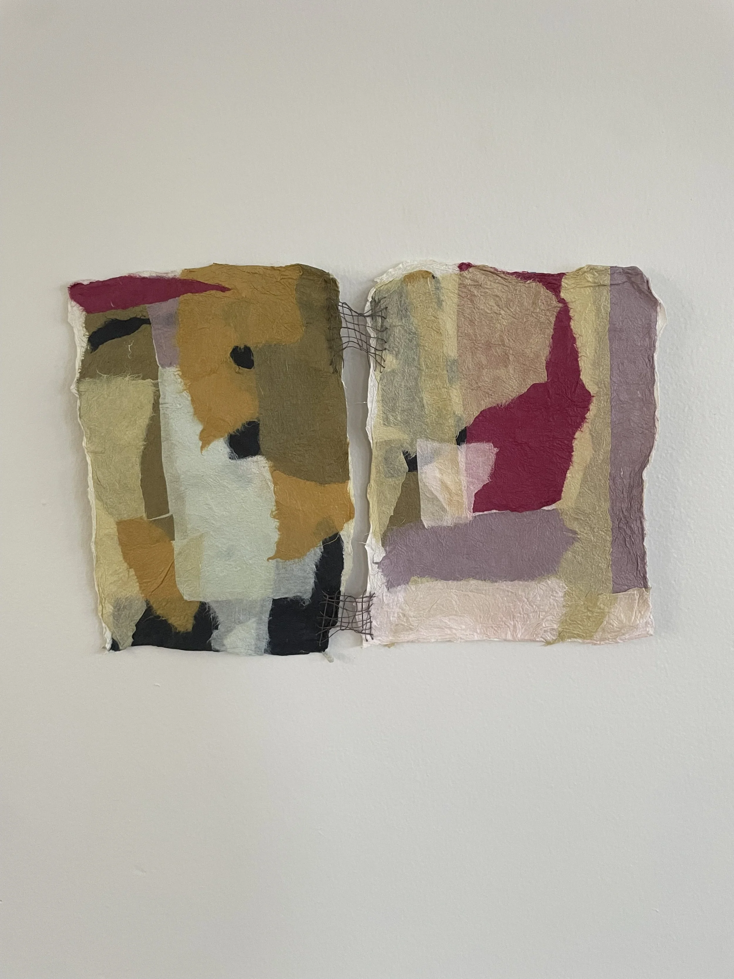 Stitched Paper Art Works