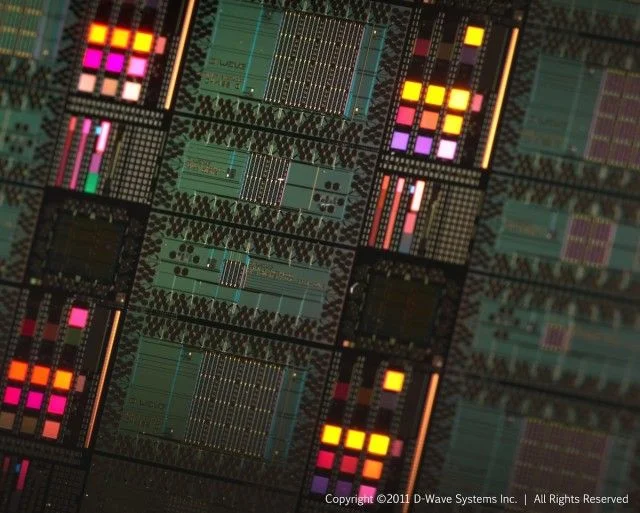 One of D-Wave's early chips