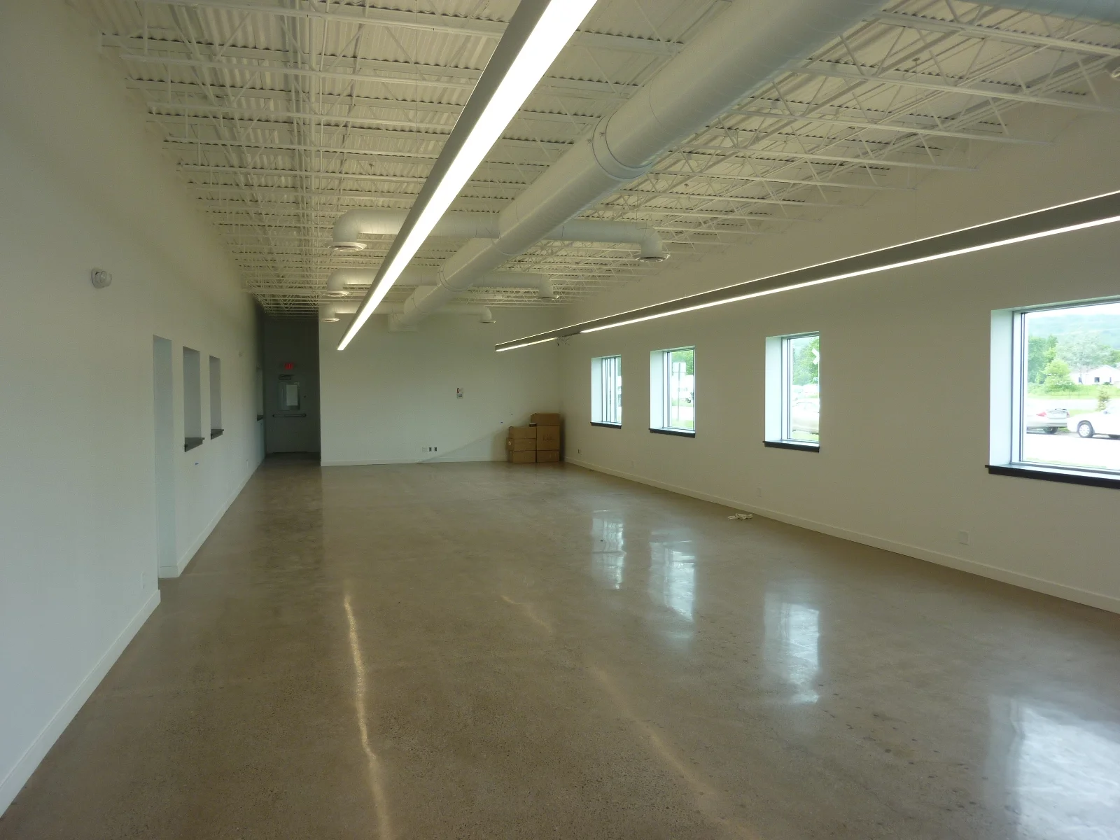  Lower level production office prior to move in.  with Hive Modular 