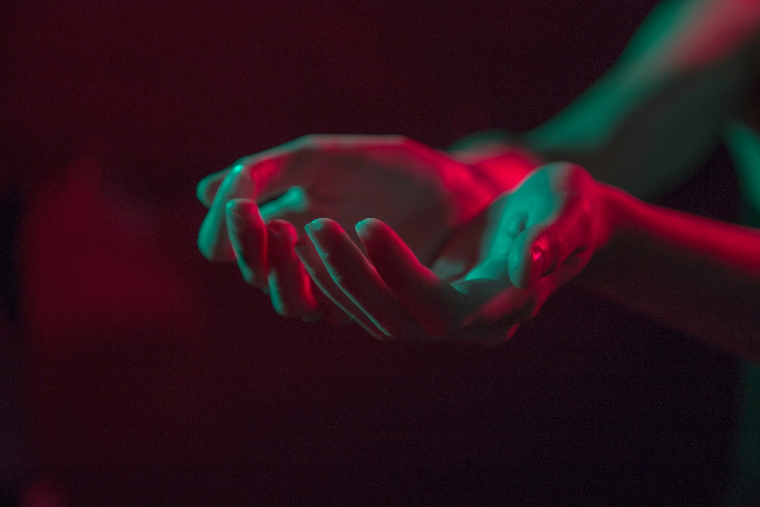 Open your hands to embrace a life of depth and creativity