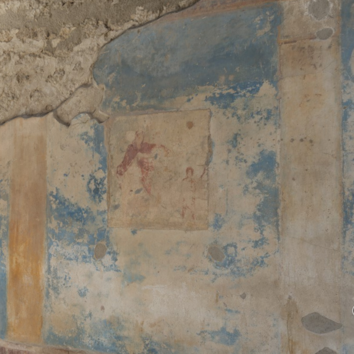 Figure 1: Screenshot of 3D model: detail of the South wall.