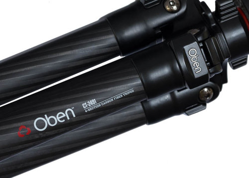 Oben CT-2491 4-Section Carbon Fiber Tripod Legs 