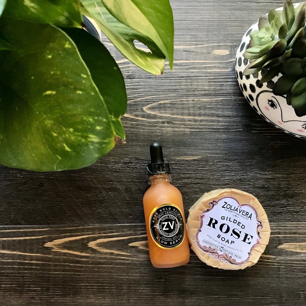 Zolia Vera Rose Gold Glow Serum Soap Set Hera Beauty Zolia Vera Rose Gold Glow Serum Soap Set Hera Beauty