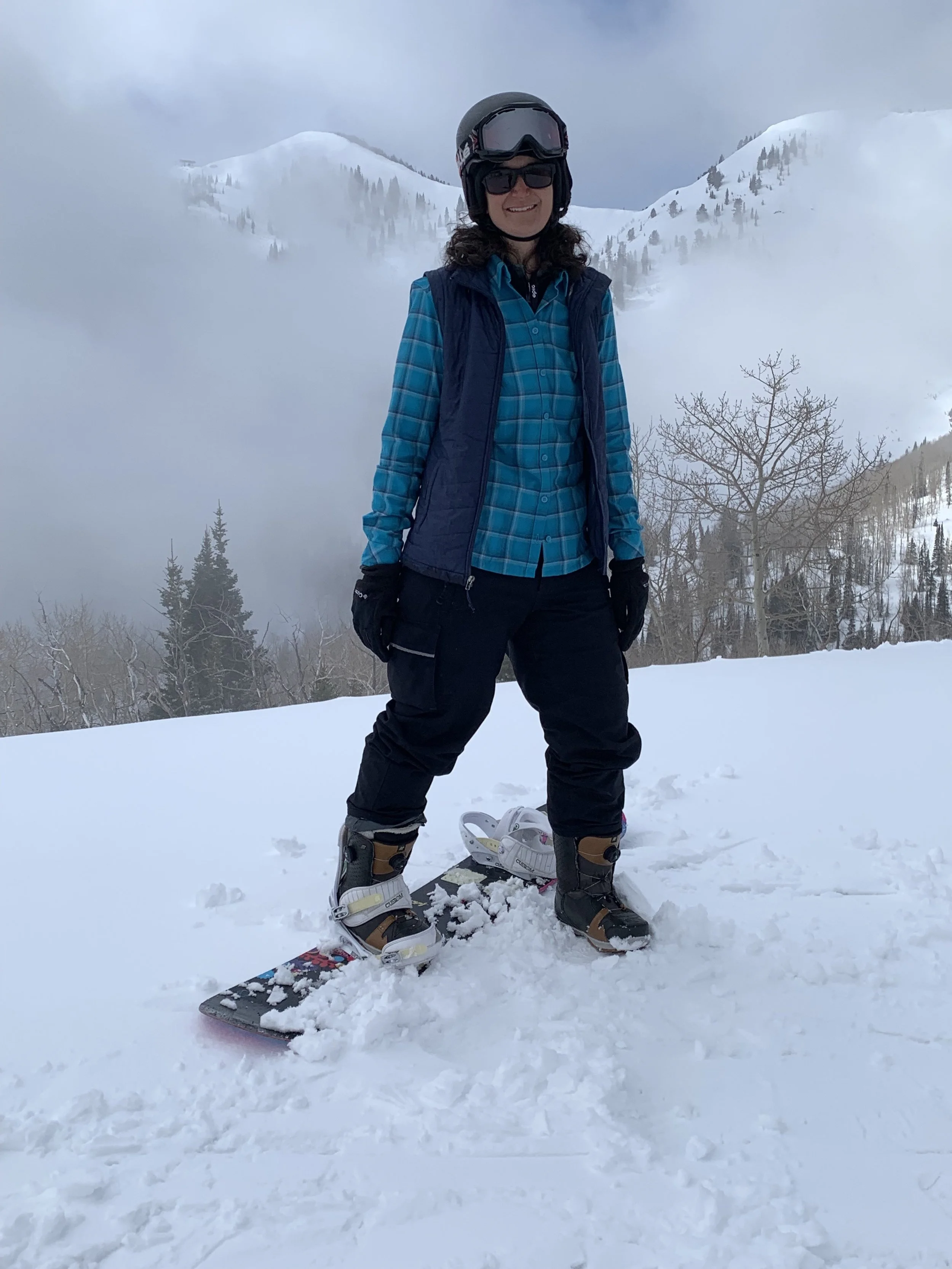 Laura on Snowboard.jpeg