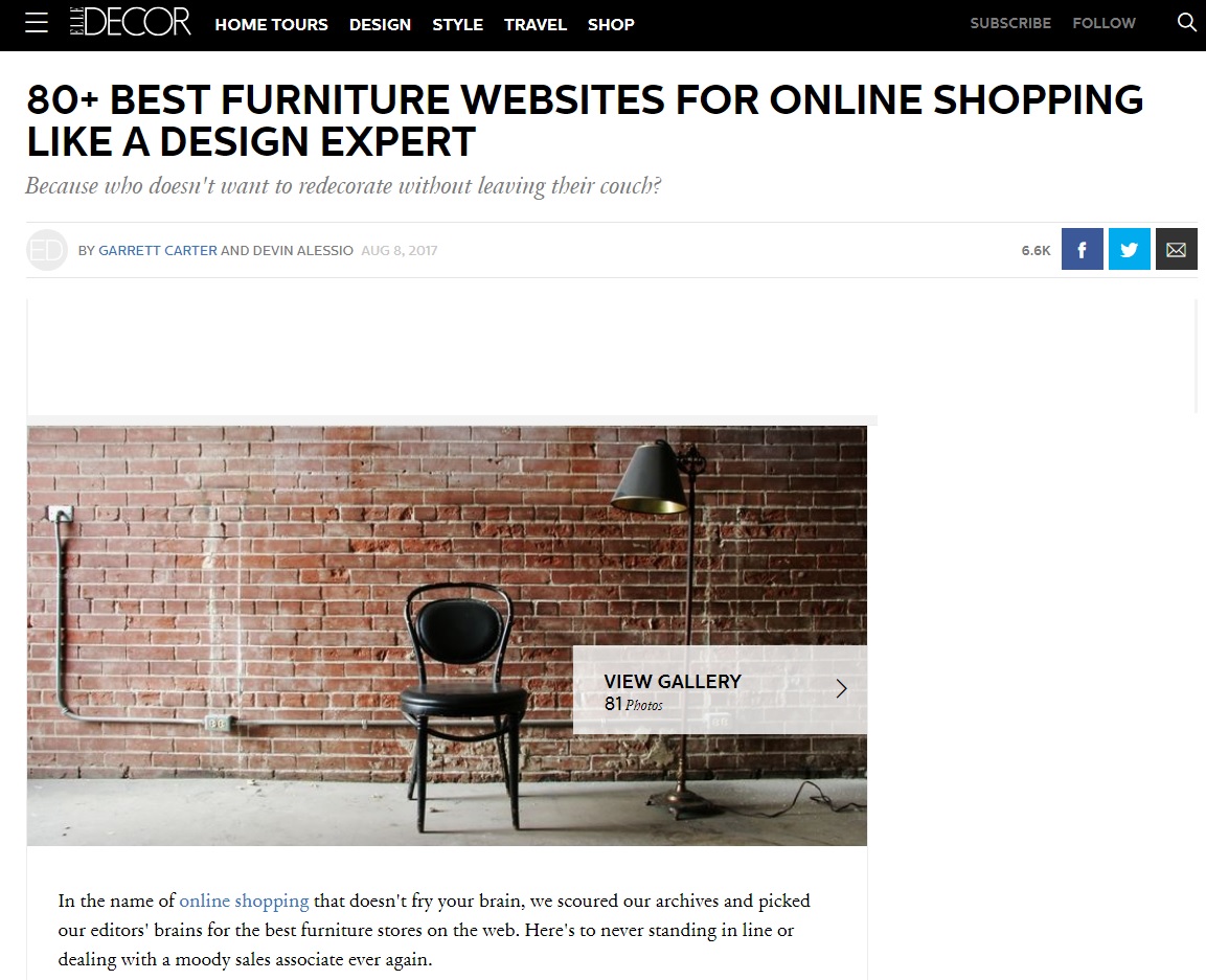 Modern Relik Named One Of The Best Websites For Online Shopping
