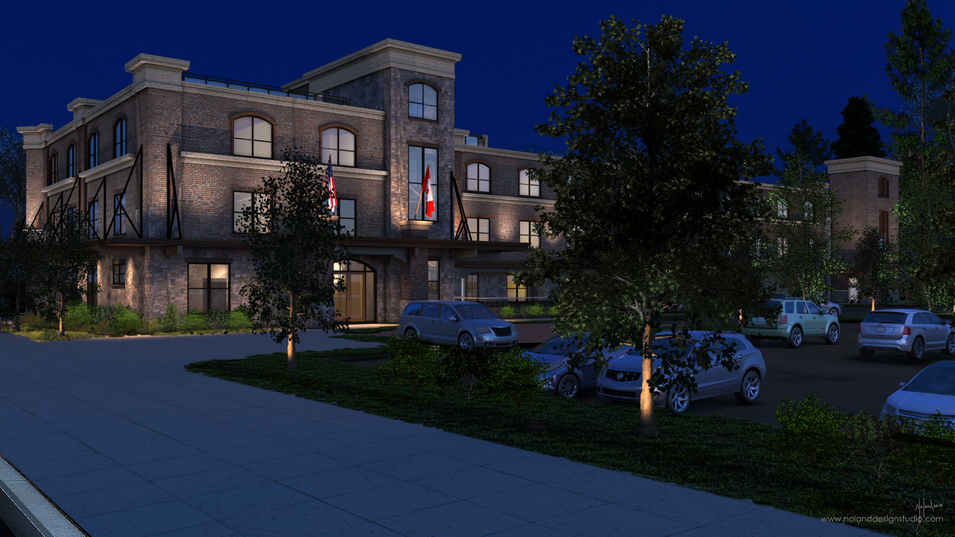 Firebrand Hotel in the heart of downtown Whitefish