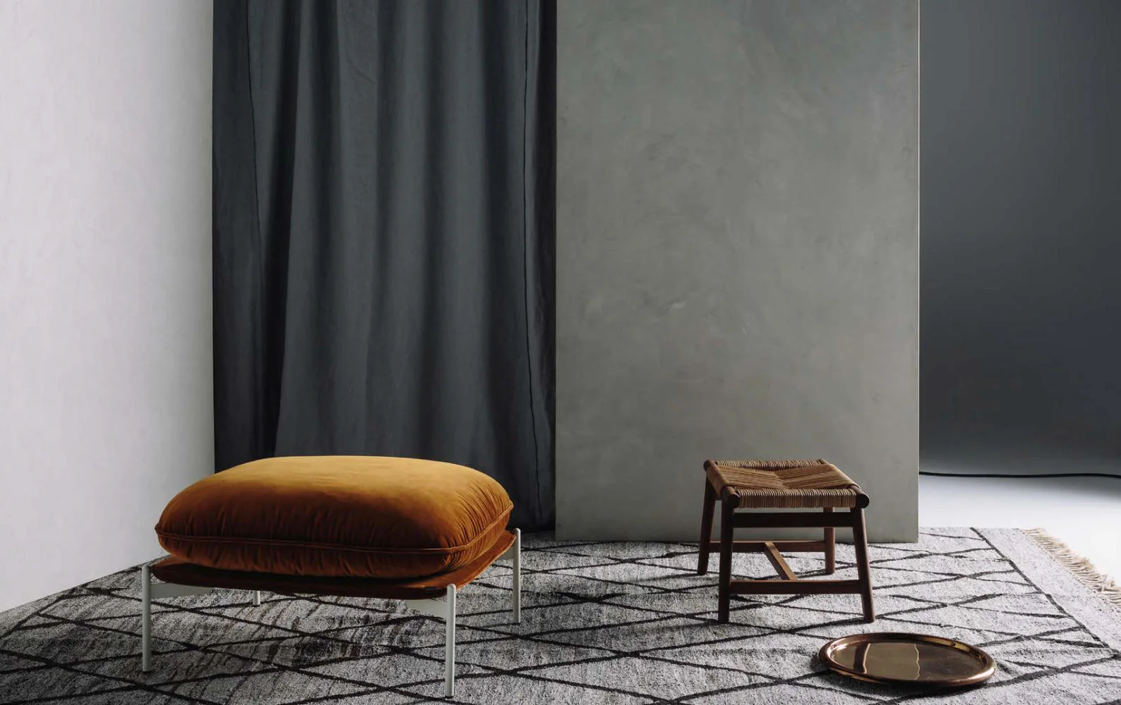 Artisan Flooring, Turkey Rewoven Kilim styled by Home magazine is understated ethnic.