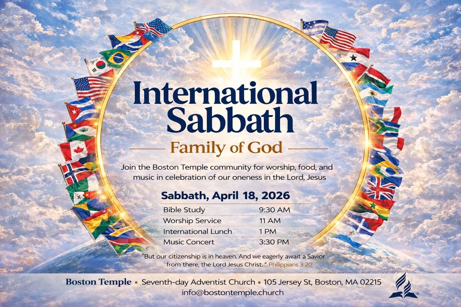 BT International Sabbath 2026
