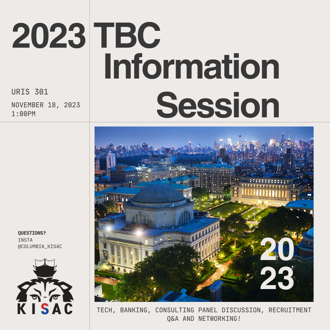 2023 TBC Info Session