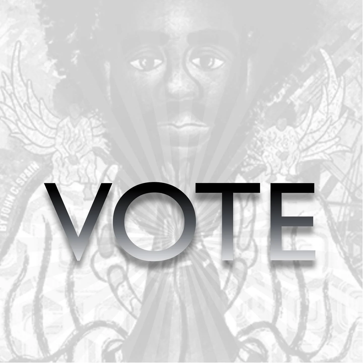 #Vote for your #future &amp; #staySafe my friends. 
-&gt; feat: #Superstar 🤴🏿 #RoyAyers 
-&gt; #entrepreneur #pharellwilliams 
-&gt; #more🖤 #nowStreaming  #iloveblackpeople 
-
-
-
-

- Sub-message:  People are dying because of decisions being made