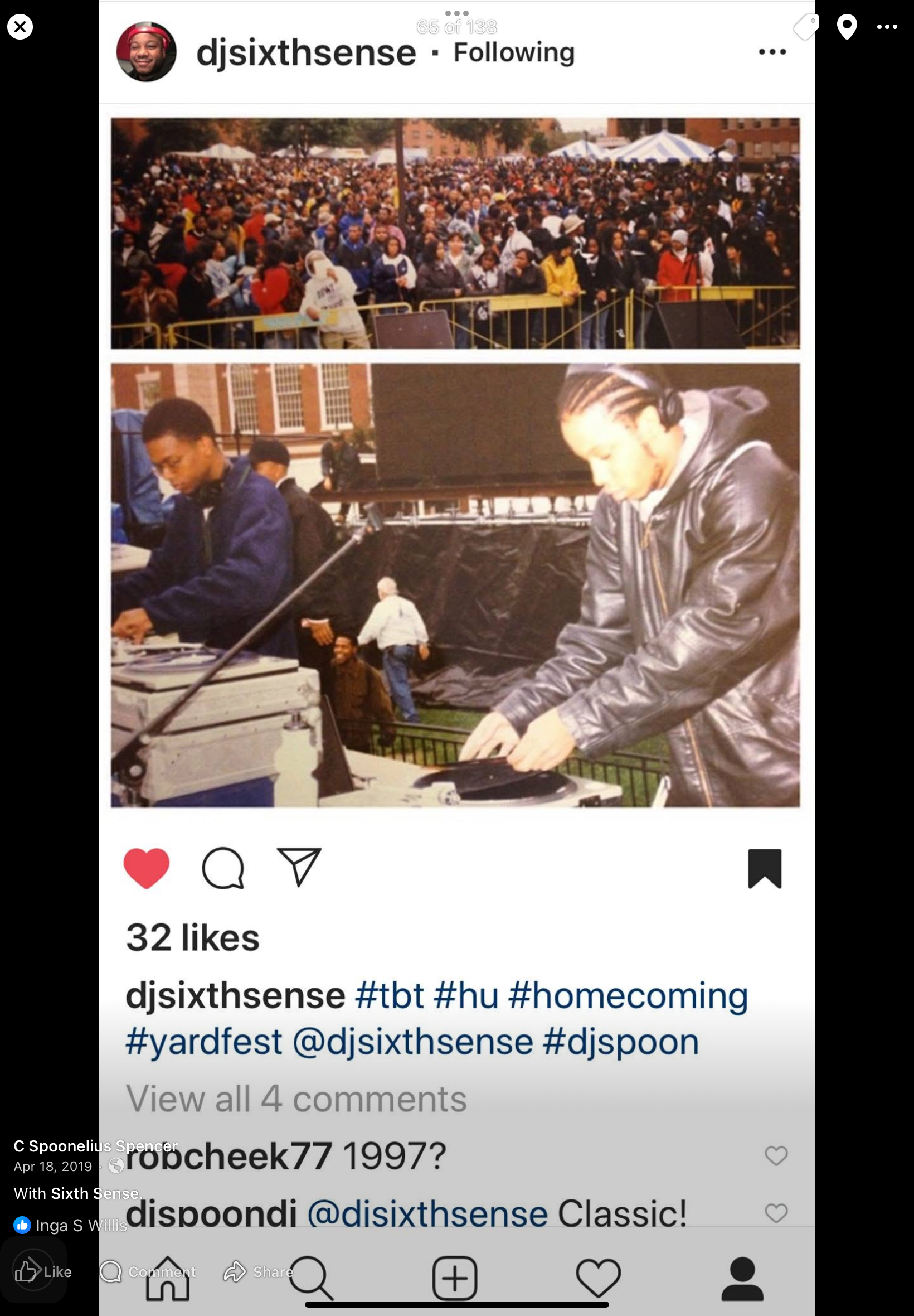 DJSPOON SIXTHSENSE HOWARD UNIVERSITY 1996