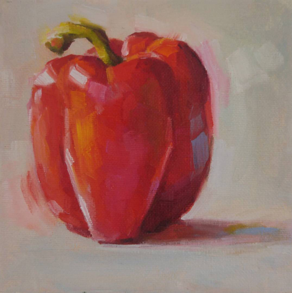 Red Pepper, 6x6