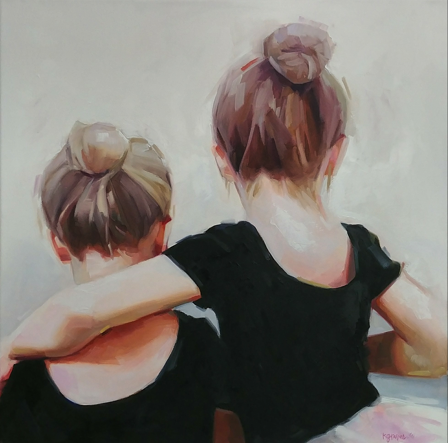 Ballerinas, 20x20