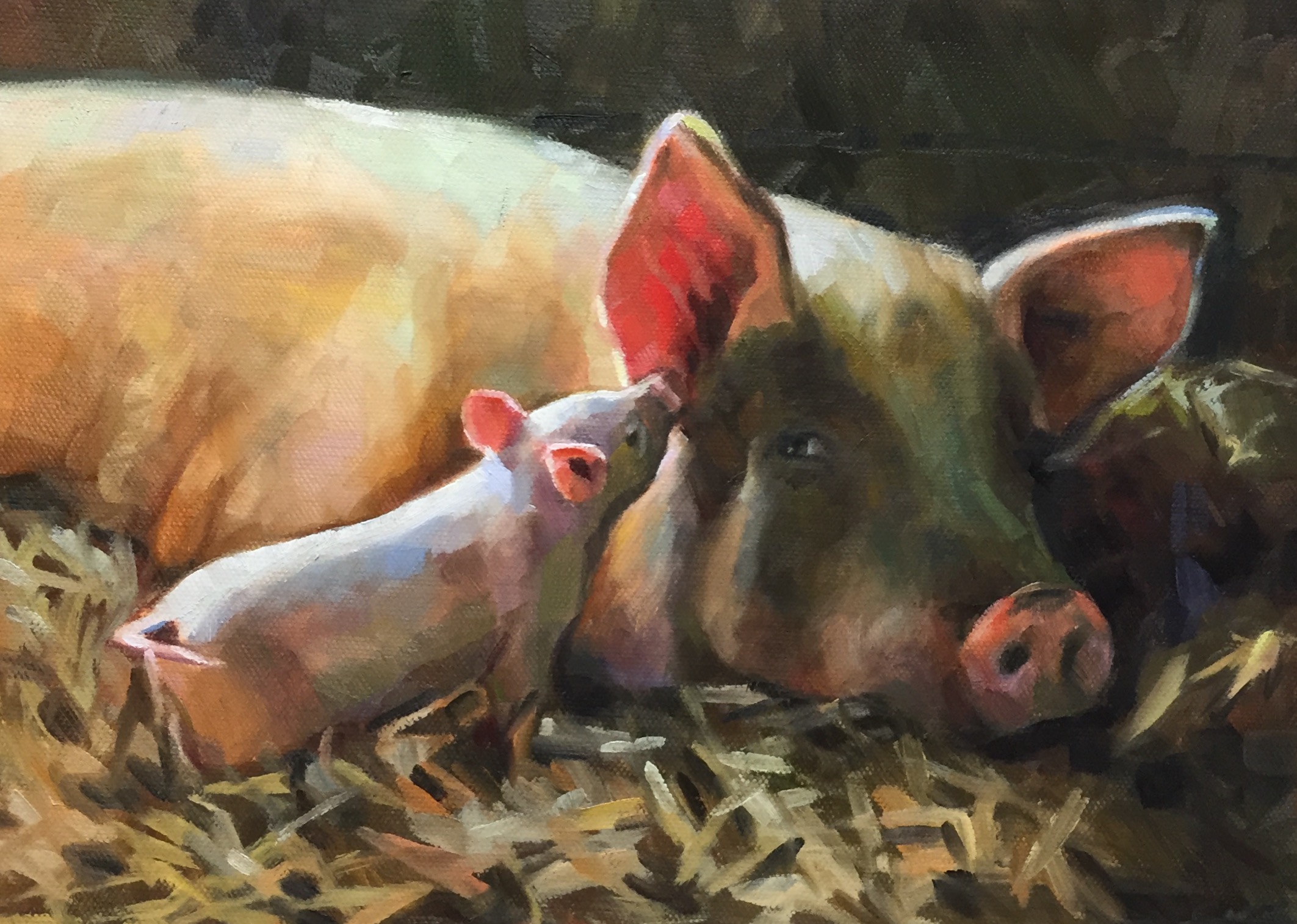 A Secret for Mamma, 9x12