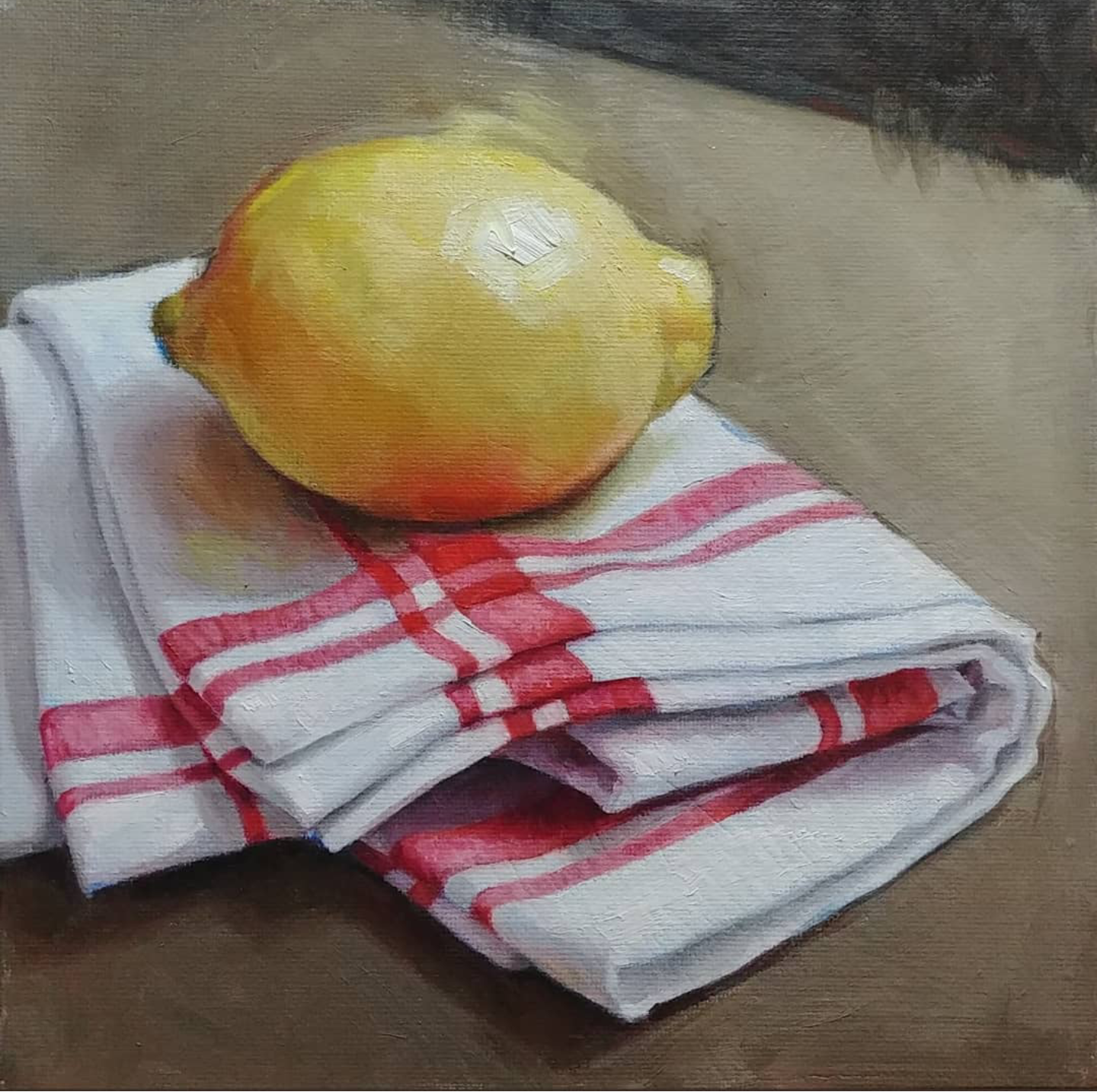 Lemon and Cloth, 8x8