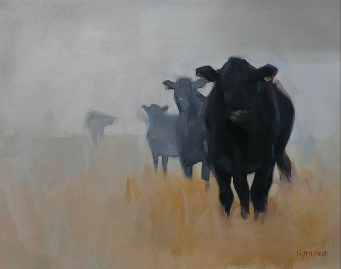 The Herd, 12x16