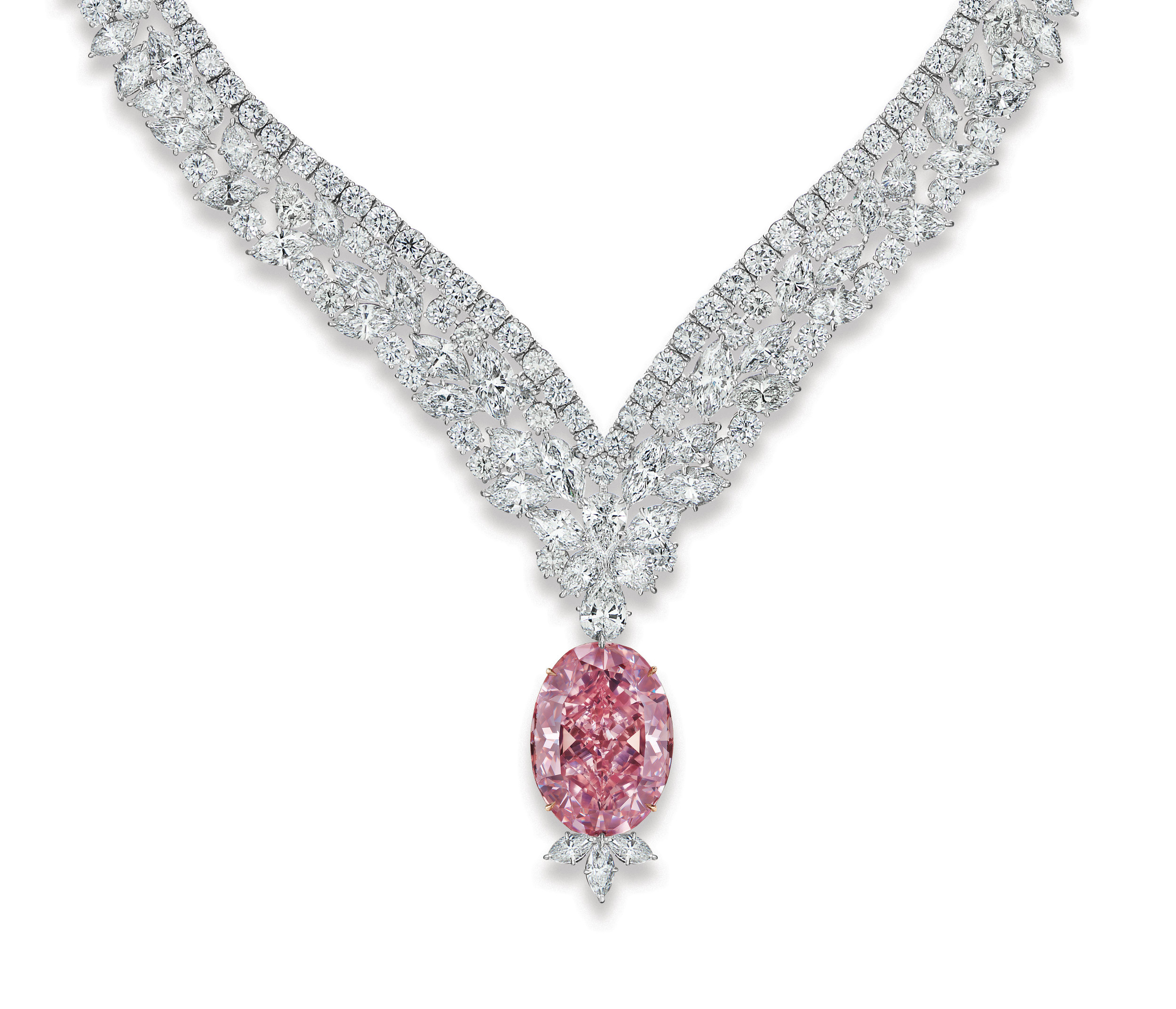 The Juliet Pink Diamond Necklace