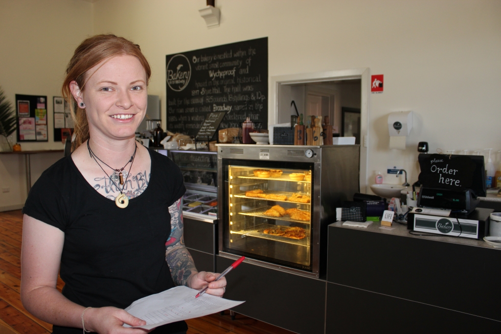 25 year old Cobie has been appointed manager of the new Bakery on Broadway.
