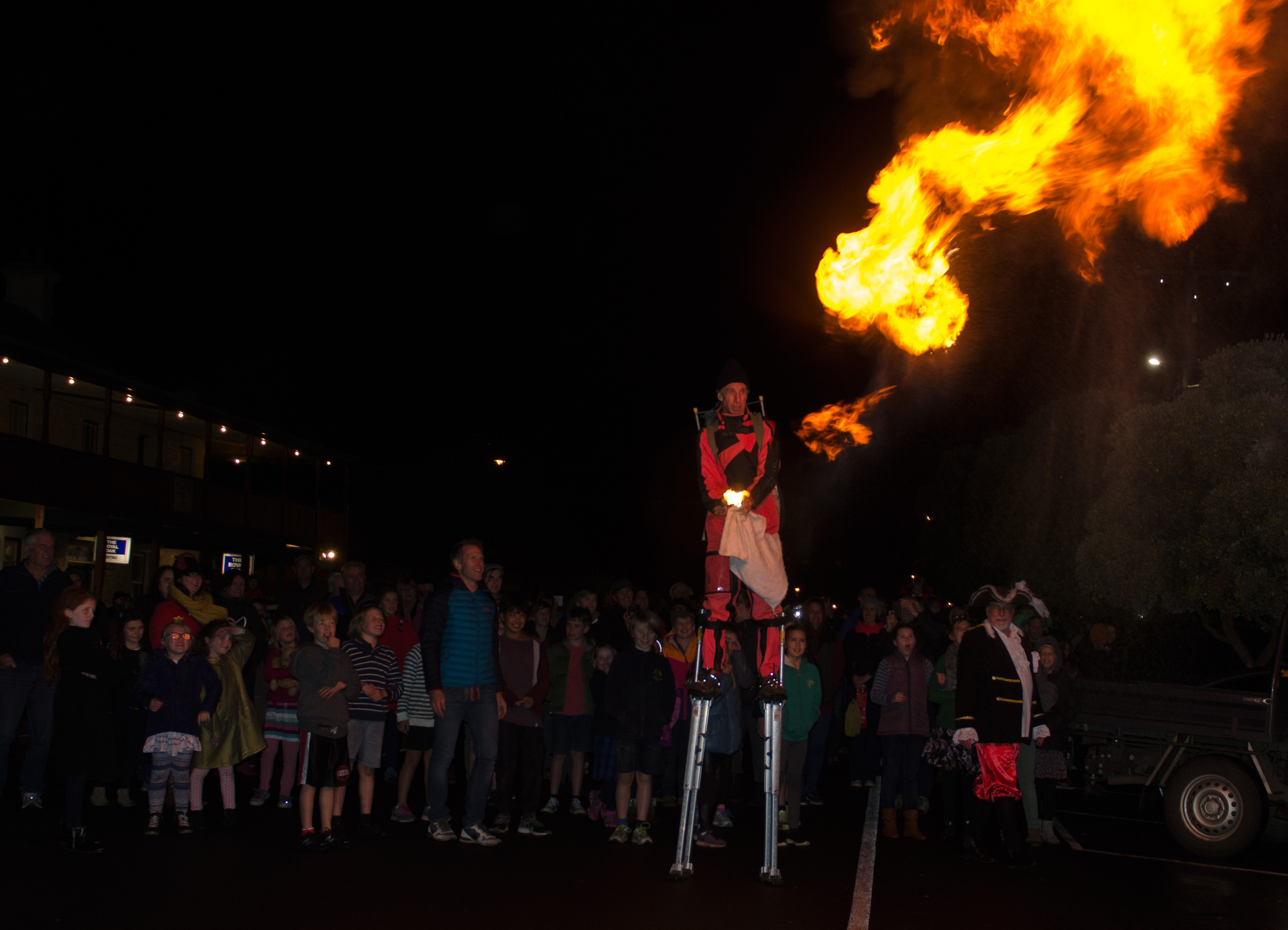 Tim Tim performing at the 2016 Winter Solstice Festival in Port Fairy or should that be Port Fiery?