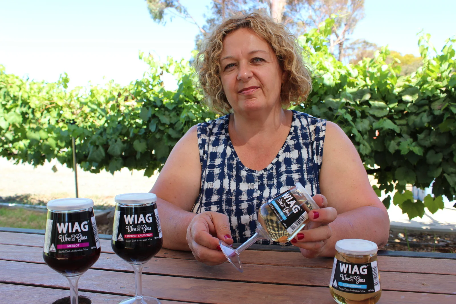 Managing Director of Wine in a Glass, Michelle Anderson-Sims