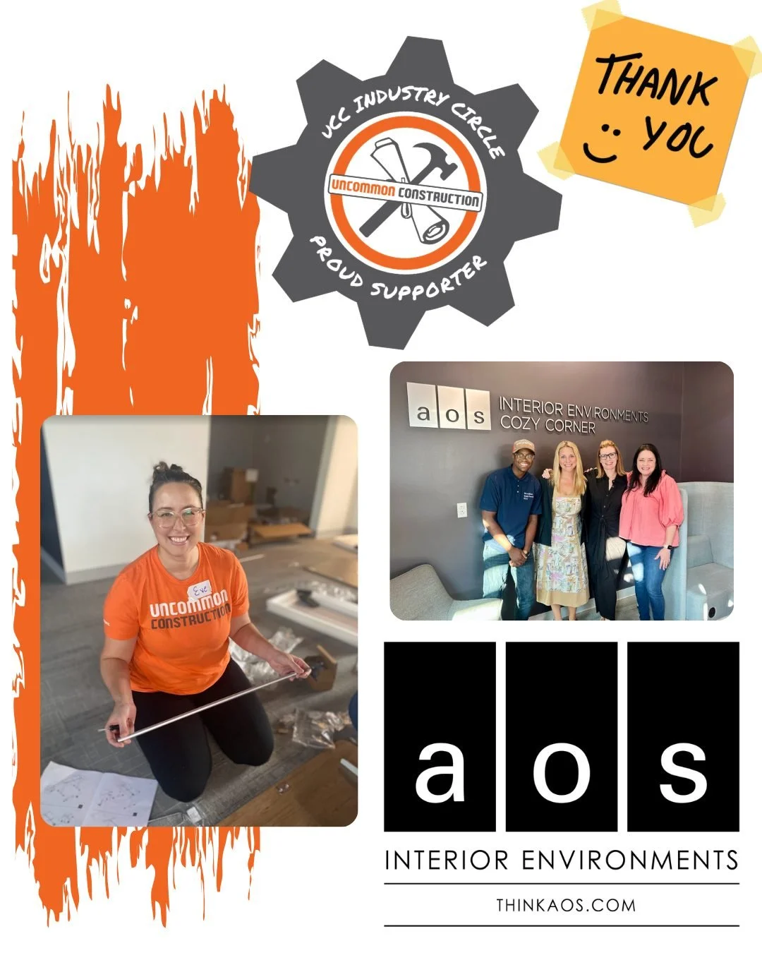 We&rsquo;re excited to welcome back @thinkaos  to unCommon Construction&rsquo;s Industry Circle for another year!

Partners like AOS play a critical role in building real pathways for our apprentices&mdash;creating opportunities, sharing expertise, a