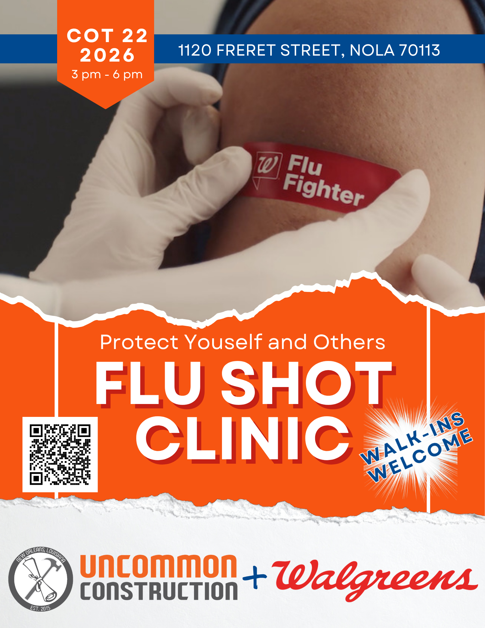 Flu Shot Clinic at uCC with Walgreens