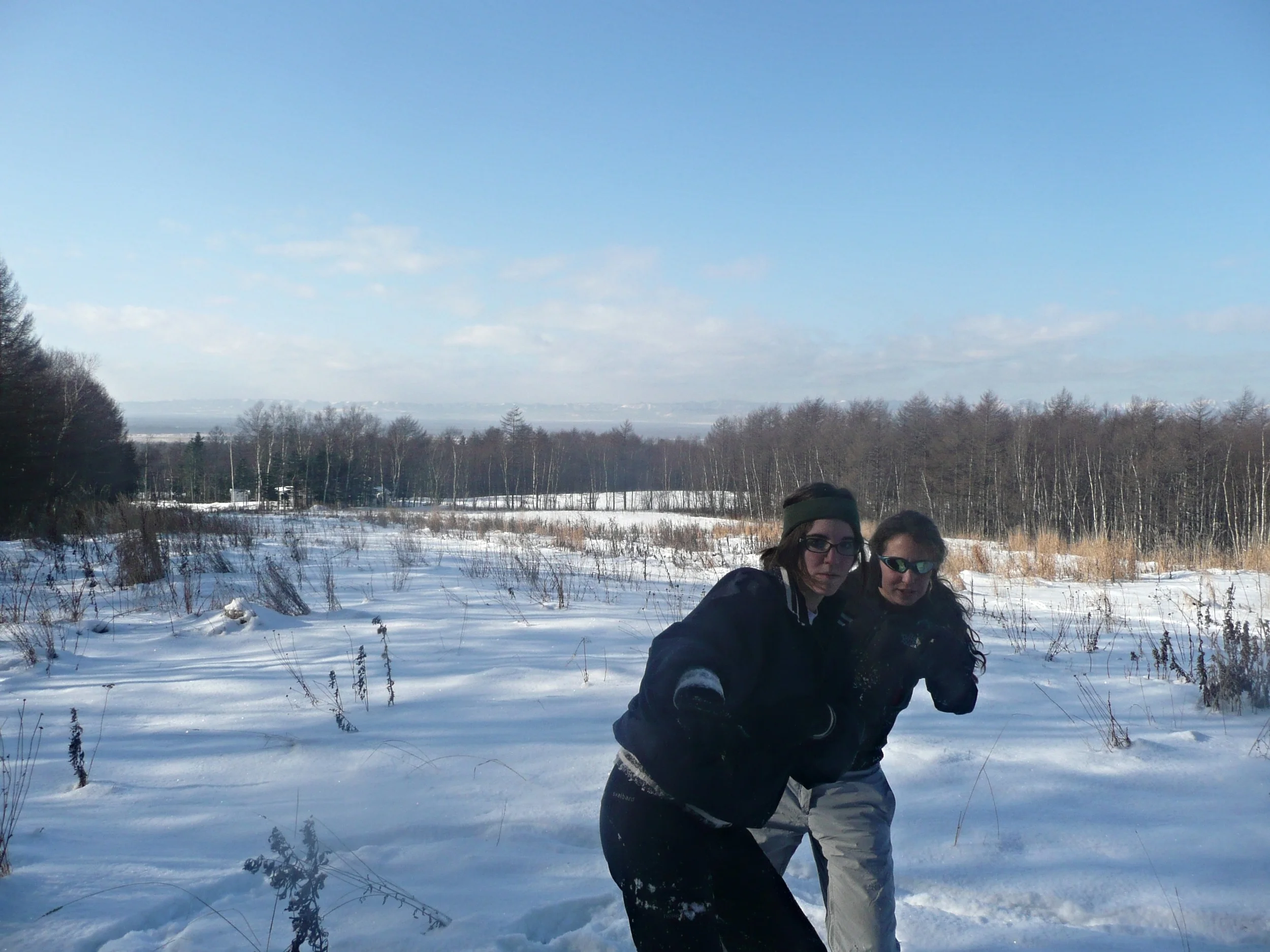 Snowshoeing with Allie Herbert