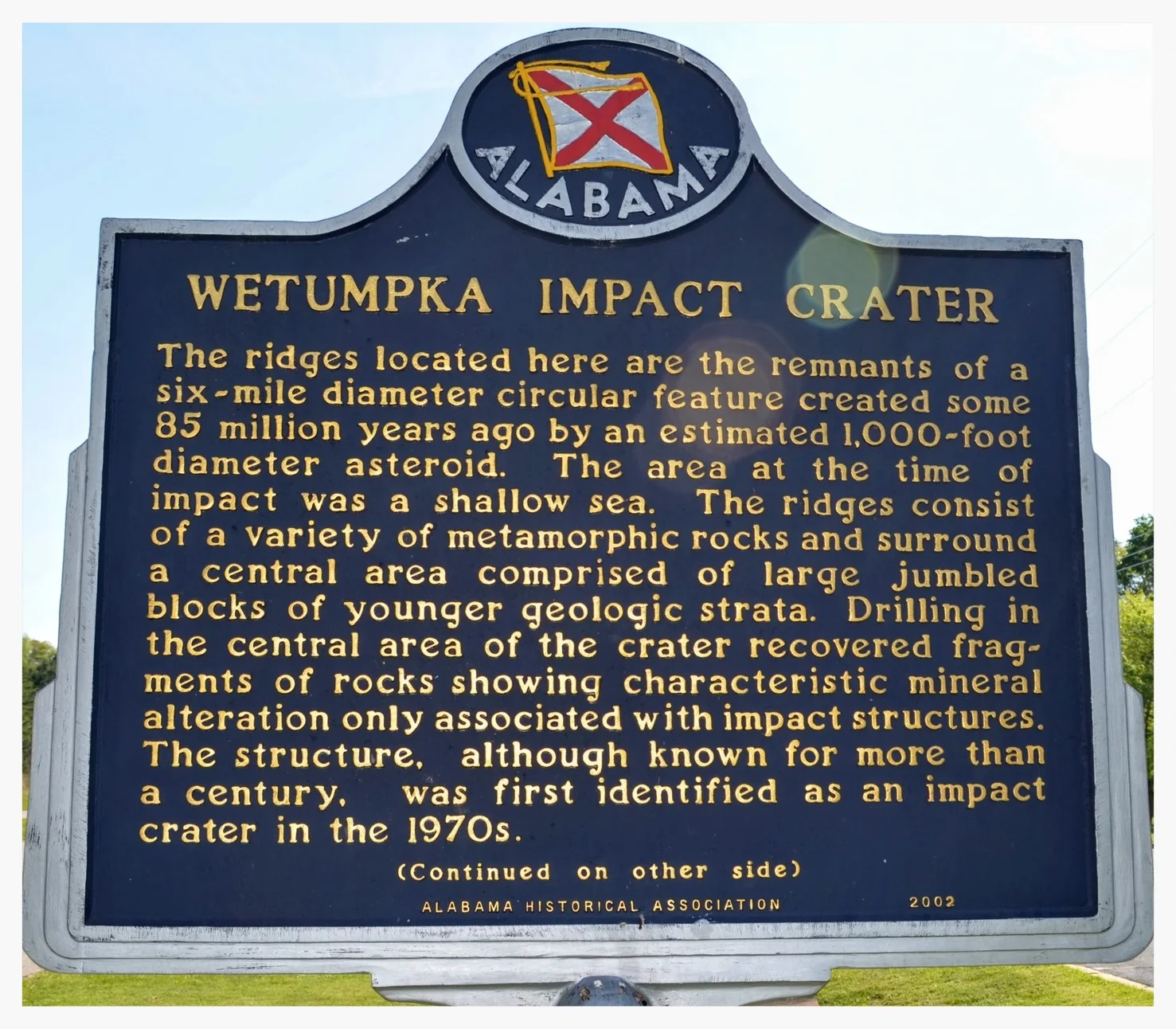 Wetumpka Impact Crater — Goat Hill History