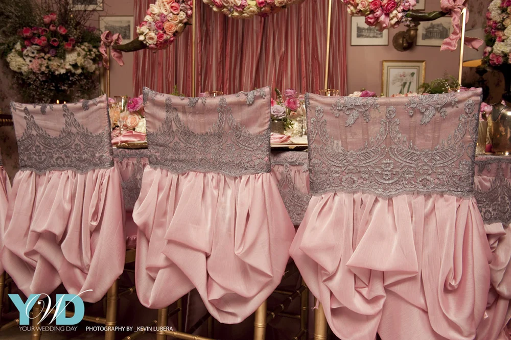 Vintage French Pink and Coral Wedding Decor and Floral Inspiration Designed by Eddie Zaratsian Lifestyle and Design, Photos by Kevin Lubera Photography