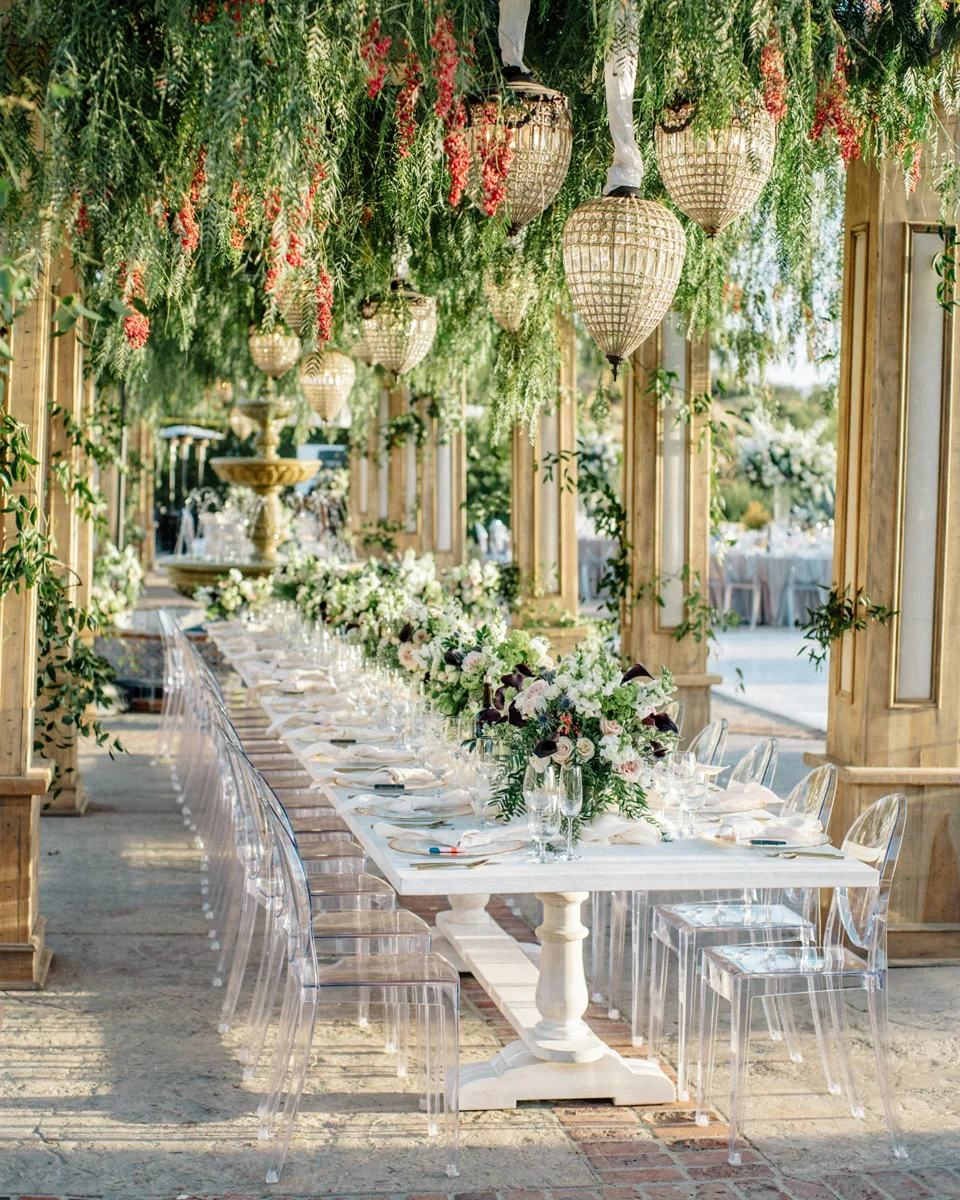 Romantic wedding floral design by Eddie Zaratsian - Wedding at Hummingbird Nest Ranch