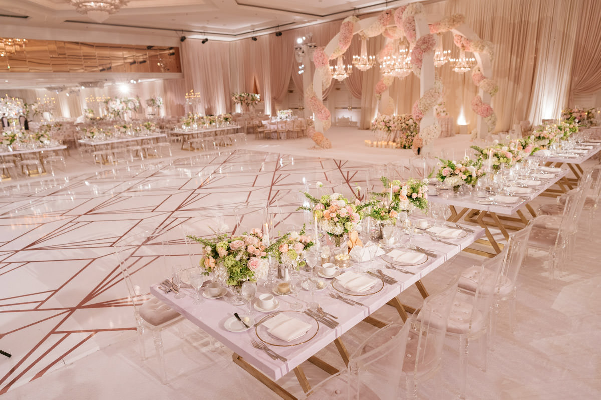 Christian And Narineh S Blush Cream And Copper Wedding Eddie
