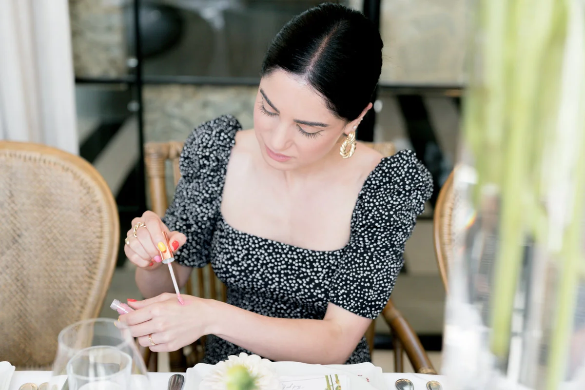 Lilit Cardanian & Elcie Cosmetics Lip Linyl launch party - pink party decor by Eddie Zaratsian, photo by RTG Photography