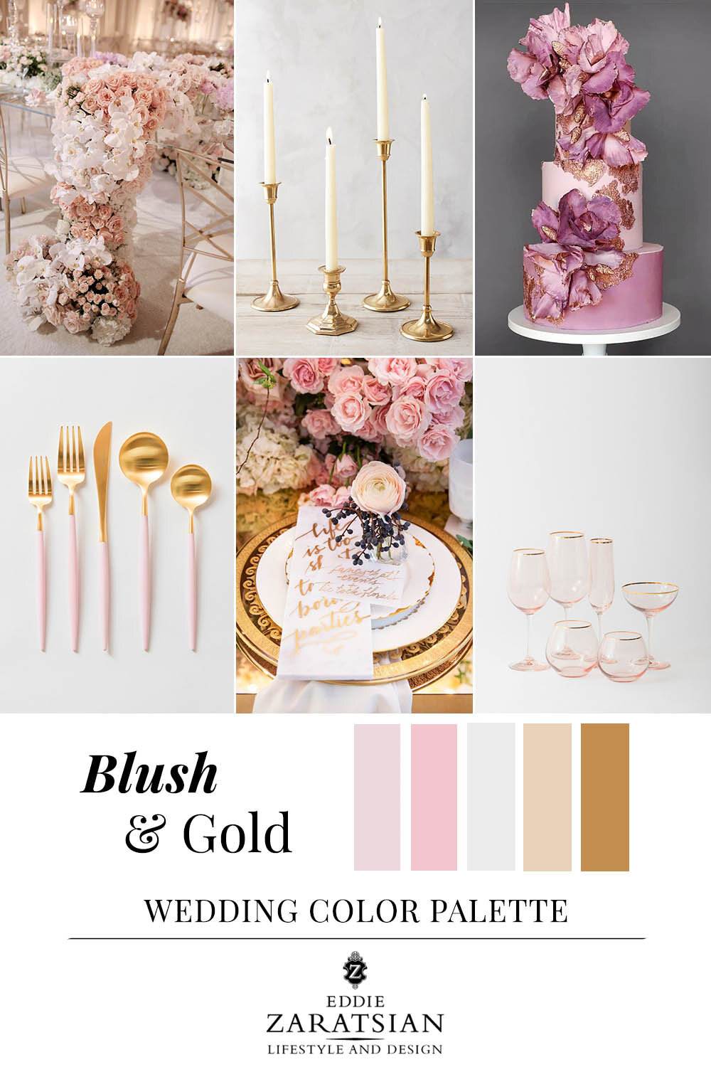 3 Blush Pink Wedding Color Palettes for Fall — Eddie Zaratsian ...