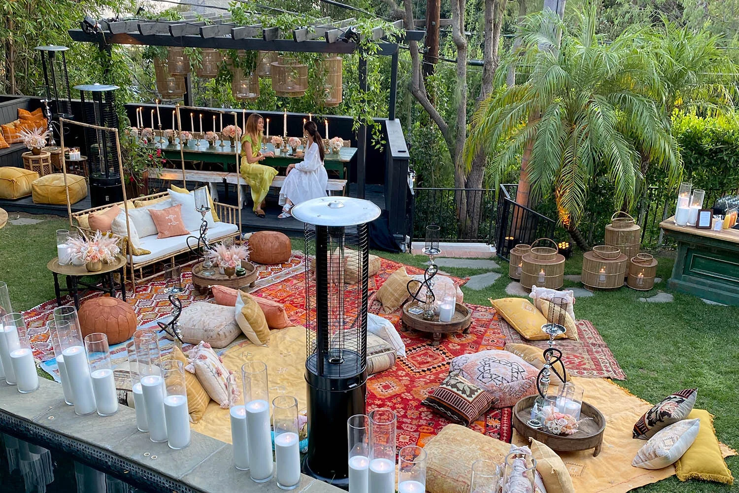 Summer Party Inspiration Boho Outdoor Movie Night — Eddie Zaratsian