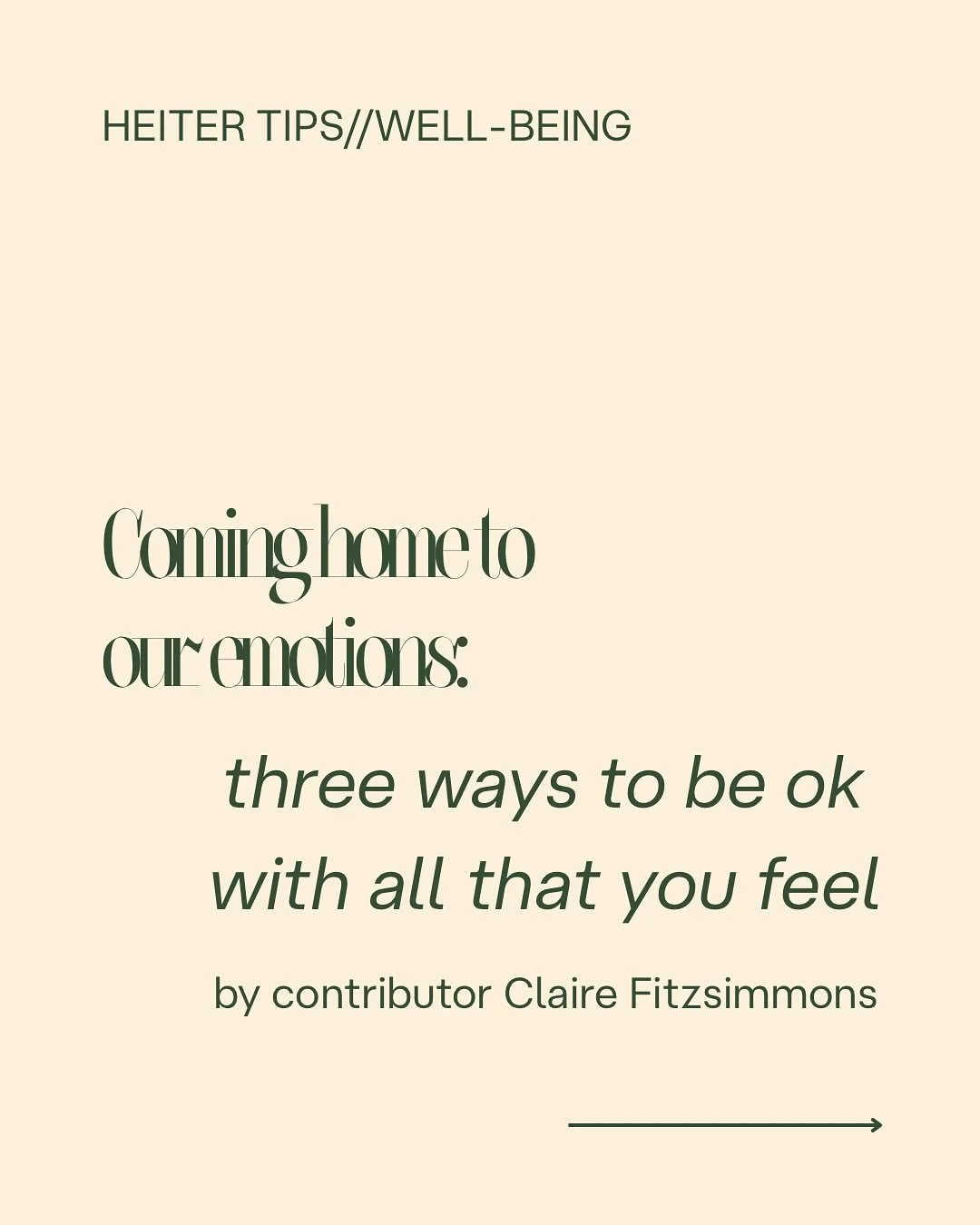 &ldquo;When we come home to our emotions, we can better understand ourselves, becoming more comfortable and accepting of who we are, and learning more about where we want to be&ldquo;. &ndash; quote from &ldquo;Coming home to our emotions: three ways