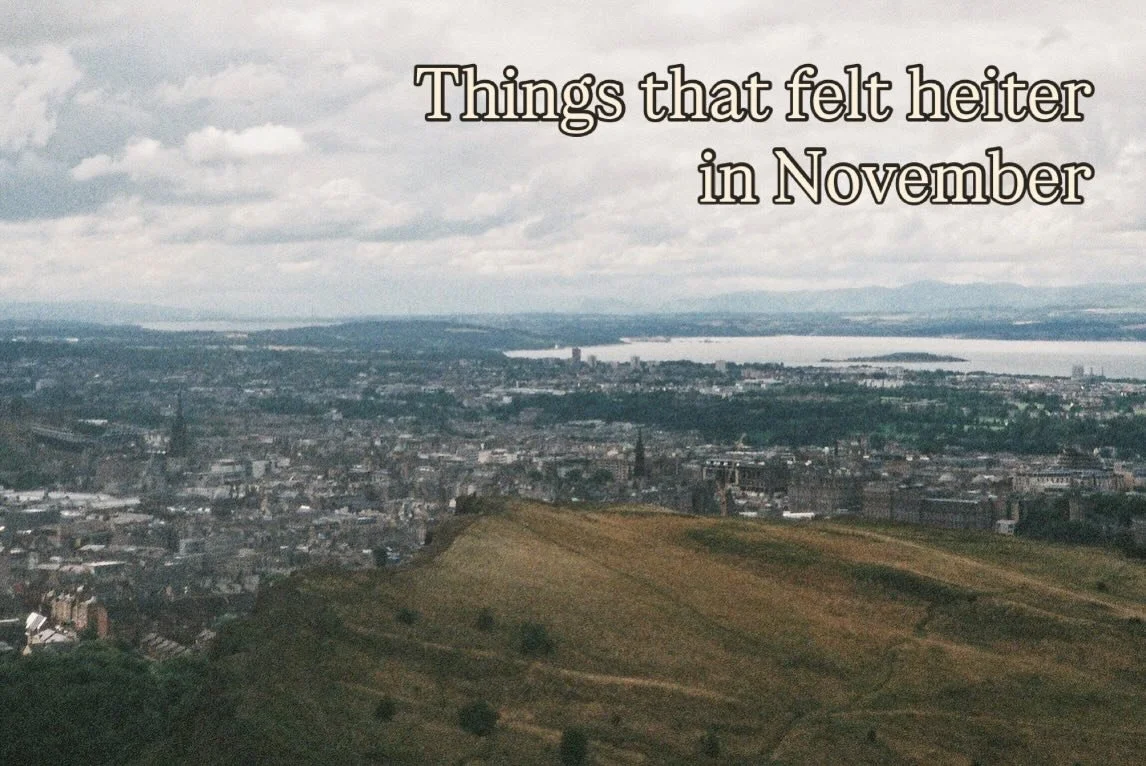 Things that felt heiter in November ✨:

- a heiter workshop with @javabere 
- a blog post on @studio70glasgow founder @rice.and.peace by contributor @studiogently 
- our latest Heiter Society Book Club Meet-up
- another one of our monthly heiter medi