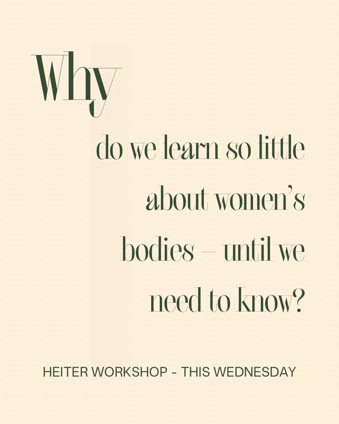 A conversation that feels long overdue.

Perimenopause and menopause are topics that come up often within our community &mdash; quietly, honestly, and sometimes with a sense of confusion or feeling unsupported.

Because these stages of life affect no