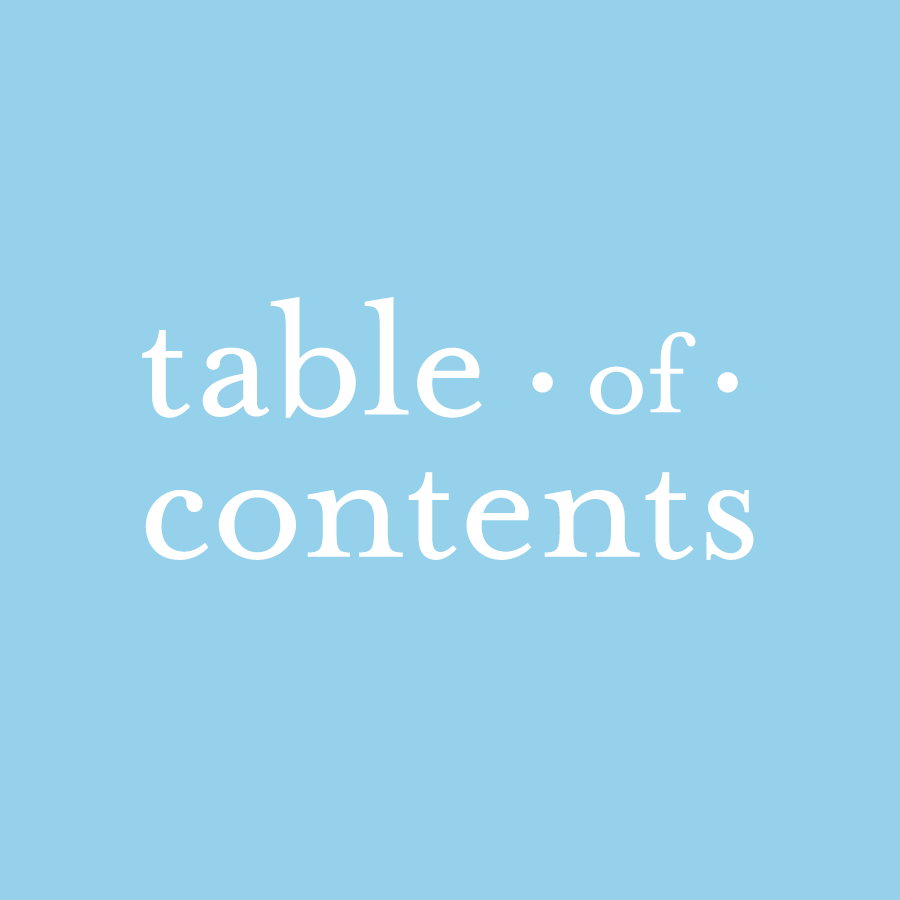 Table of Contents