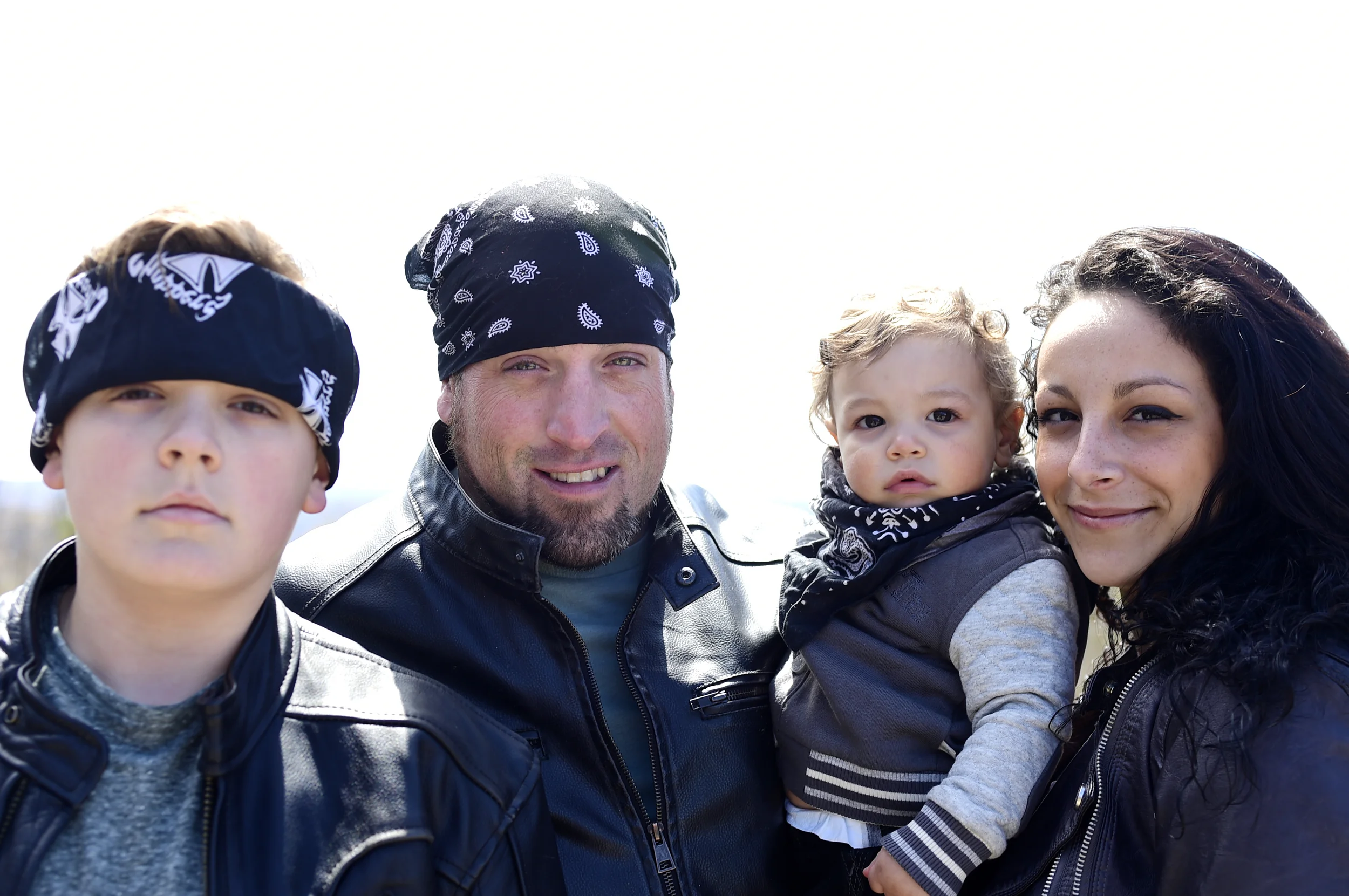 Brady. Jasmin and the boys... 