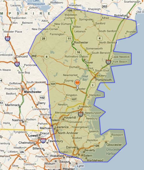 Rockin' Gardens Coverage Area. Click to expand.