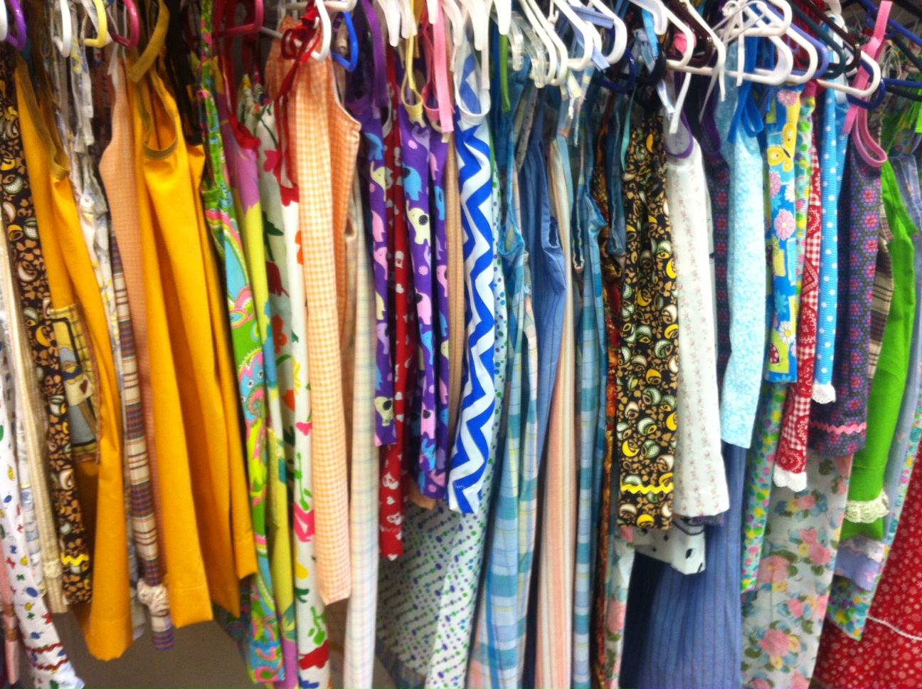 A recent project of our Presbyterian Women was to encourage folk from our church to sew dresses and shorts for the "Little Dresses for Africa" project. We are excited to share that 100 dresses and 44 short pants were made for this project. Thanks to everyone who helped with this project.