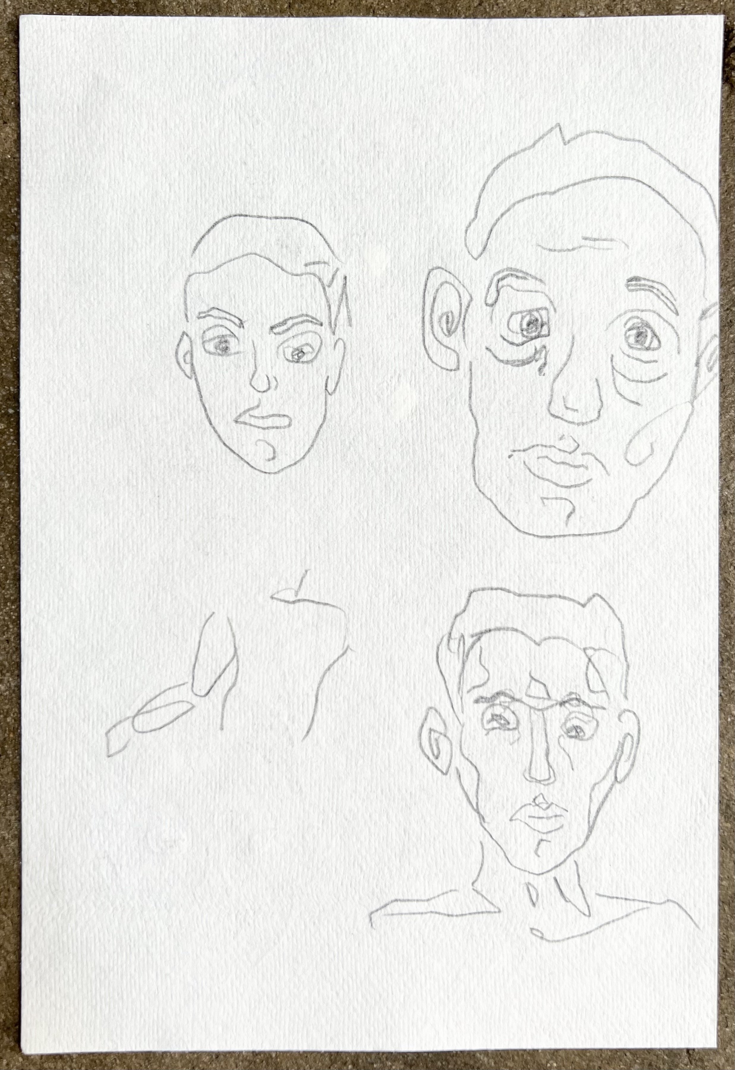 Head studies iii (reverse of Head studies ii)